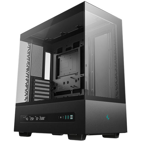 Obudowa cyfrowa midi tower Deepcool ch690 (czarna | 2x USB-A | 1x USB-C | szkło hartowane)
