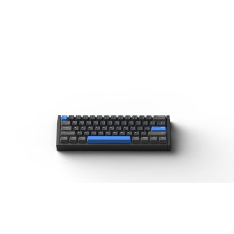 Klawiatura do gier z przełącznikiem magnetycznym Iqunix ez60 (czarna, układ amerykański (qwerty), gra Gateron Magnetic Jade, 60%, rgb, klawisze pbt z podwójnym strzałem)