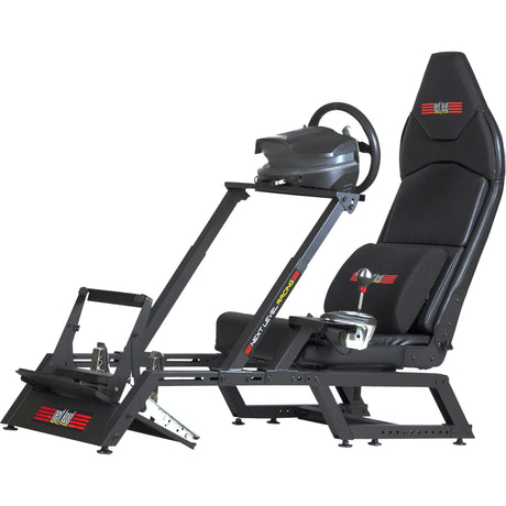 Formuła wyścigowa następnego poziomu f-gt i symulator wyścigów kokpitu symulator gt (czarny (matowy))