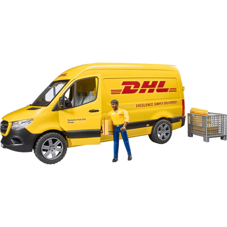 Bruder MB Sprinter DHL z kierowcą model pojazdu (02671)