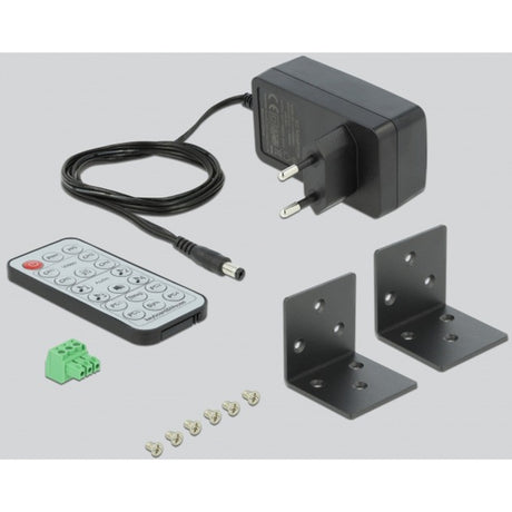 Delock Przełącznik multiview KVM 4 w 1 4x HDMI z przełącznikiem USB KVM