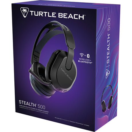 Nauszny zestaw słuchawkowy do gier Turtle Beach Stealth 500 (czarny, PC - Windows 10 i nowsze, Playstation 4 5, Nintendo Switch, Android, iOS)
