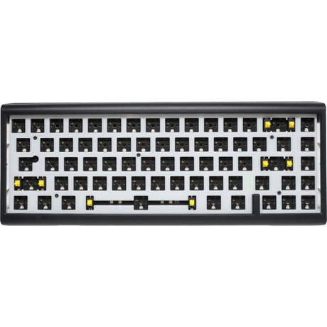 Ducky rzutowany Tinker 65 z qmk przez klawiaturę mechaniczną RGB (czarny, układ USA (QWERTY), 65%, barebone. Diody LED rgb, możliwość wymiany podczas pracy, mocowanie uszczelki)