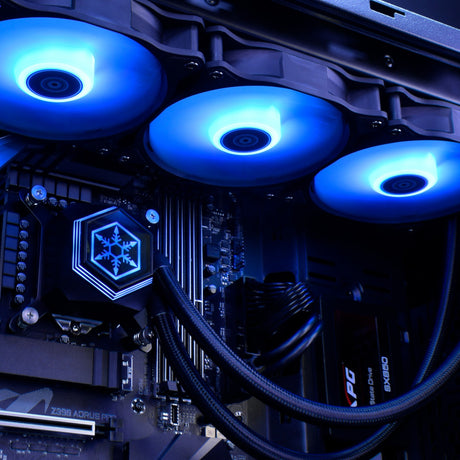 Chłodzenie wodne Silverstone sst-pf360-argb-v2 (czarny, w zestawie kontroler RGB)