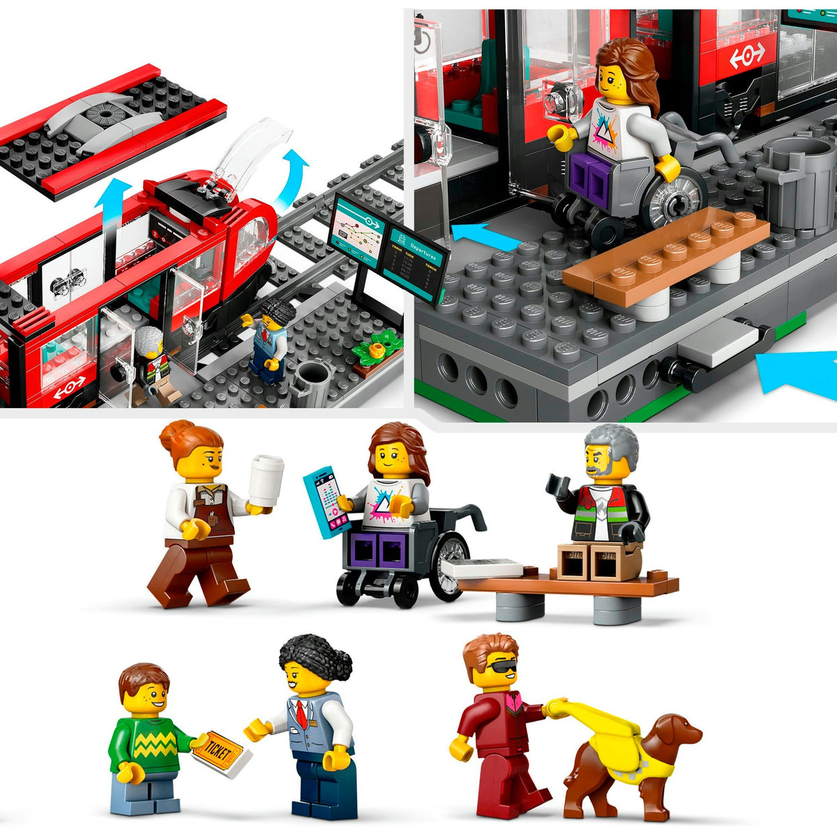 Lego City Tramwaj i stacja - 60423