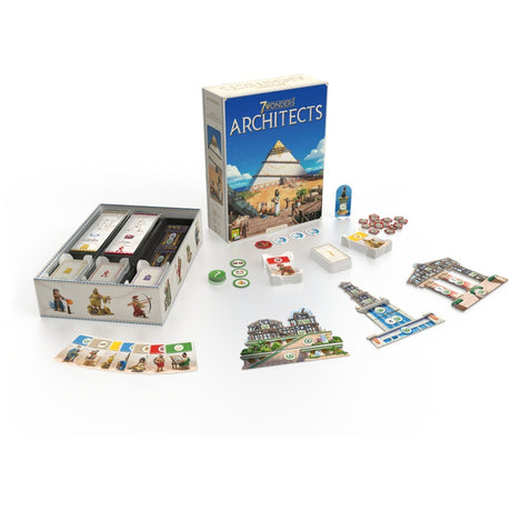 Asmodee 7 cudów: gra planszowa architektów (holenderski, 2–7 graczy, 25 minut, od 8 lat)