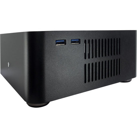 Obudowa Inter-tech ITX A80 HTPC (czarna | 2x USB-A)