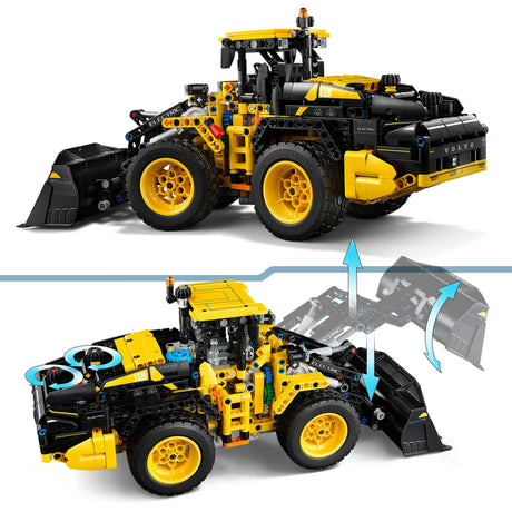 Lego technic volvo l120 zestaw zabawek z elektryczną ładowarką kołową - 42209