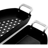 Zestaw patelni Kamado Joe Karbon Steel Half Moon. Patelnia do smażenia