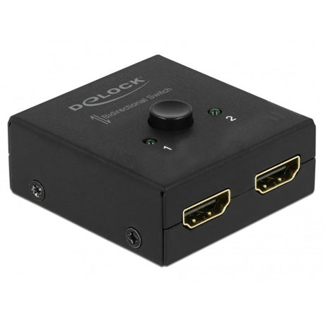 Delock Przełącznik HDMI 2 - 1 dwukierunkowy 4k 60 Hz (czarny)