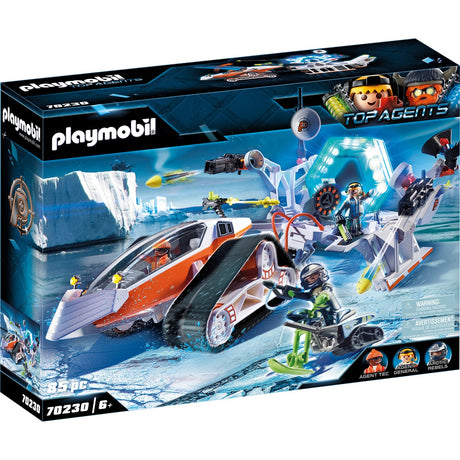 Playmobil najlepsi agenci - zabawka konstrukcyjna dowodzenia zespołem szpiegowskim (70230)