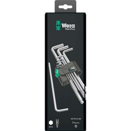 Zestaw kluczy imbusowych Wera 950 9 hex-plus - 9 sztuk - 1,5-10mm - 4013288030160