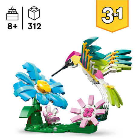 Lego® Creator Dzikie zwierzęta 3 w 1: kolorowy koliber - 31384