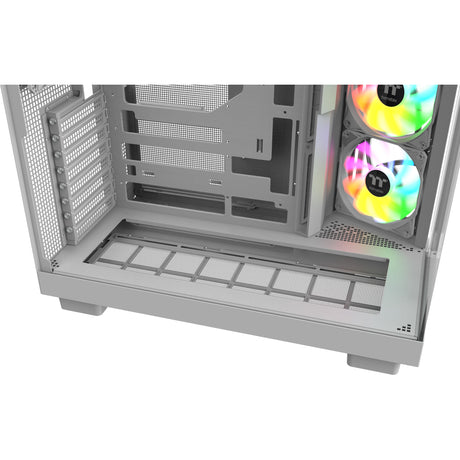 Obudowa Thermaltake View 380 XL WS ARGB MIDI Tower (biały kolor drewna | 2x USB-A | 1x USB-C | RGB | szkło hartowane)