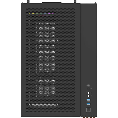 Obudowa Midi Tower Thermaltake View 380 ws argb (kolor czarnego drewna | 2x USB-A | 1x USB-C | RGB | szkło hartowane)