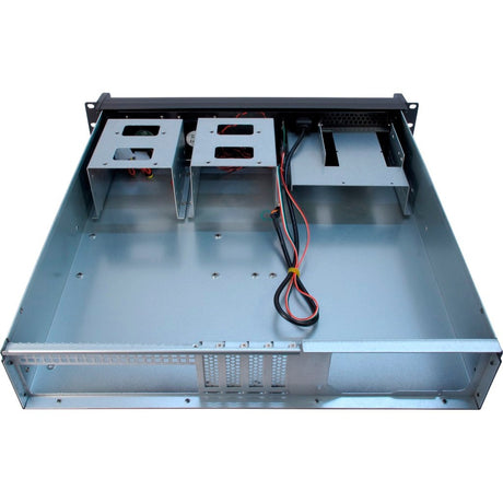 Obudowa rack Inter-tech 2u-2098-sk (czarna | 2x USB-A)