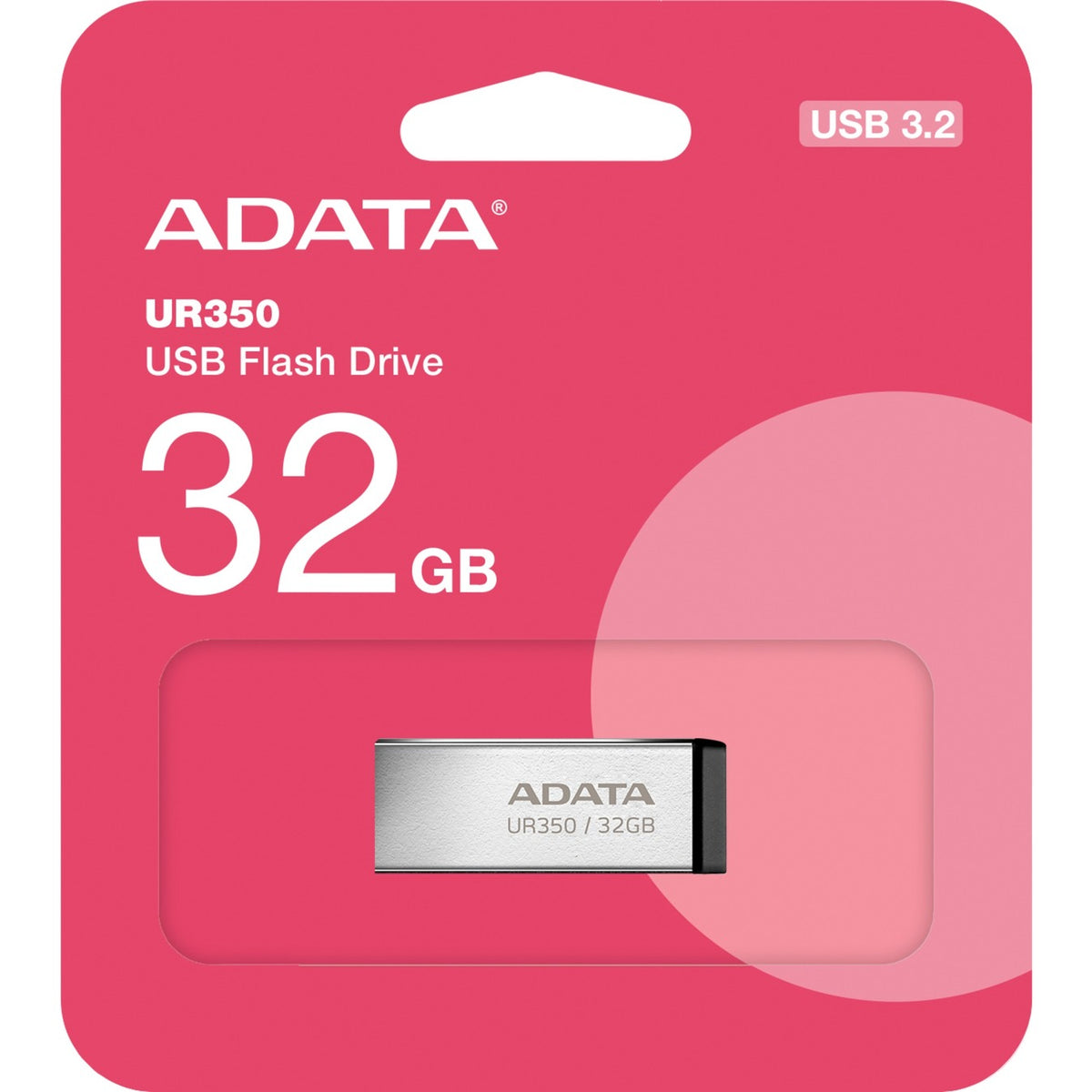 Pendrive Adata ur350 32 GB (nikiel czarny, USB-A 3.2 gen 1 (5 GBit s))