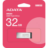Pendrive Adata ur350 32 GB (nikiel czarny, USB-A 3.2 gen 1 (5 GBit s))