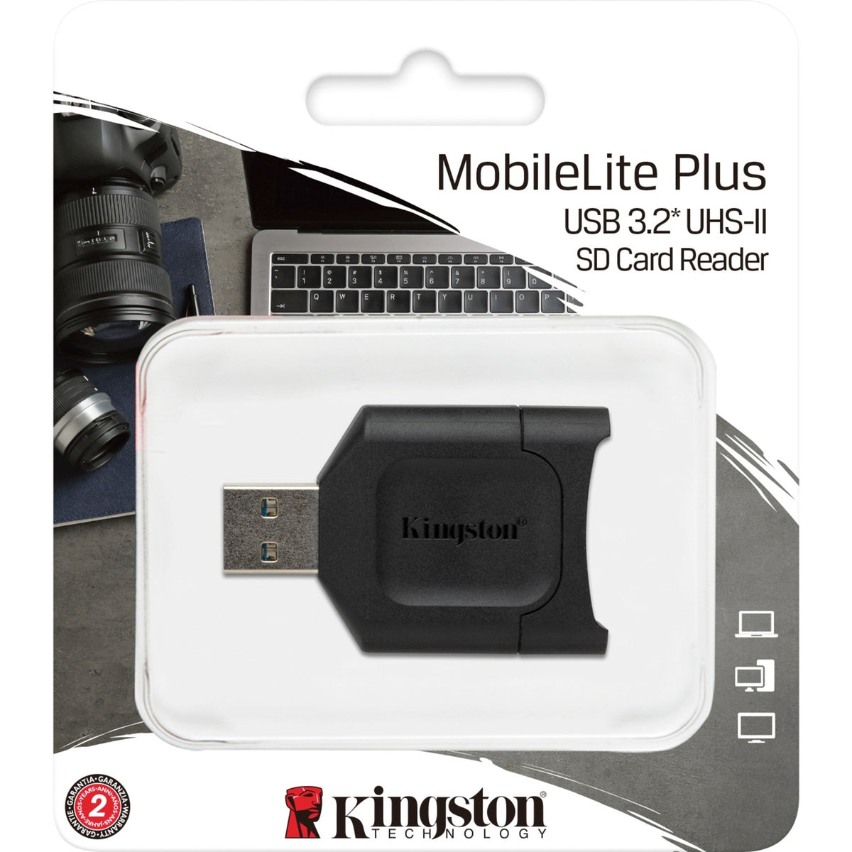 Czytnik kart Kingston mobilelite plus SD (czarny, USB 3.2 gen 1)
