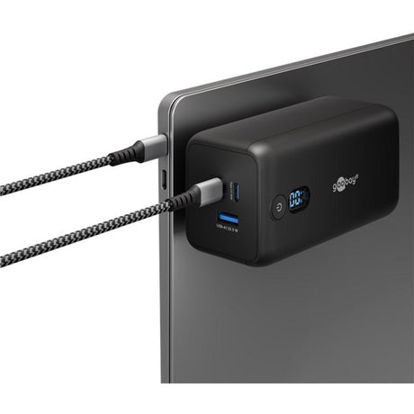 Power bank do laptopa Goobay (czarny, 20 000 mAh, zasilanie)