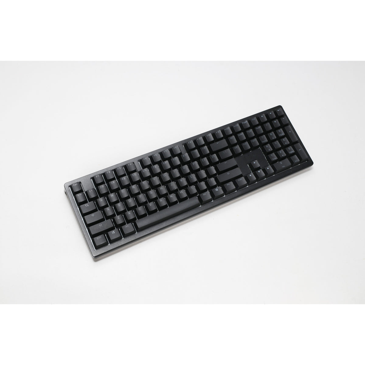 Ducky zero 6108 klasyczna czarna mechaniczna klawiatura do gier rgb (czarna, układ amerykański (qwerty), wiśnia mx2a niebieska, 100%, diody rgb, double-shot pbt, hot swap, 2,4 ghz | bluetooth | usb-c)
