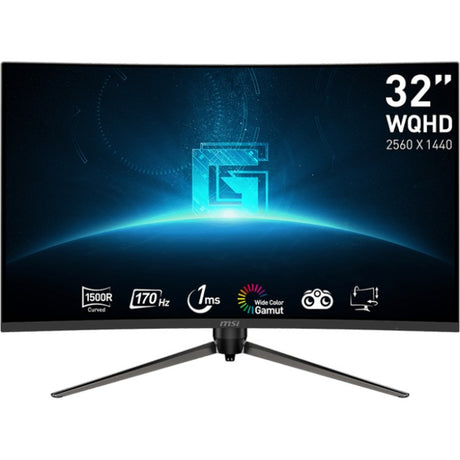 Zakrzywiony monitor do gier MSI G32CQ5P 31,5 (czarny, 2x HDMI, Display Port, 170 Hz)