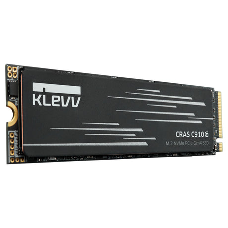 Klevv cras c910g 4 tb ssd (czarny, k04tbm2sp0-10g, pcie gen 4.0 x4, nvme 2.0)