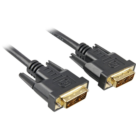 Kabel Sharkoon DVI-D (czarny, 2 metry, single-link)
