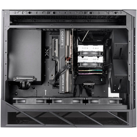 Obudowa typu big tower Silverstone alta f2 (czarna | 4x USB-A | 1x USB-C | szkło hartowane)