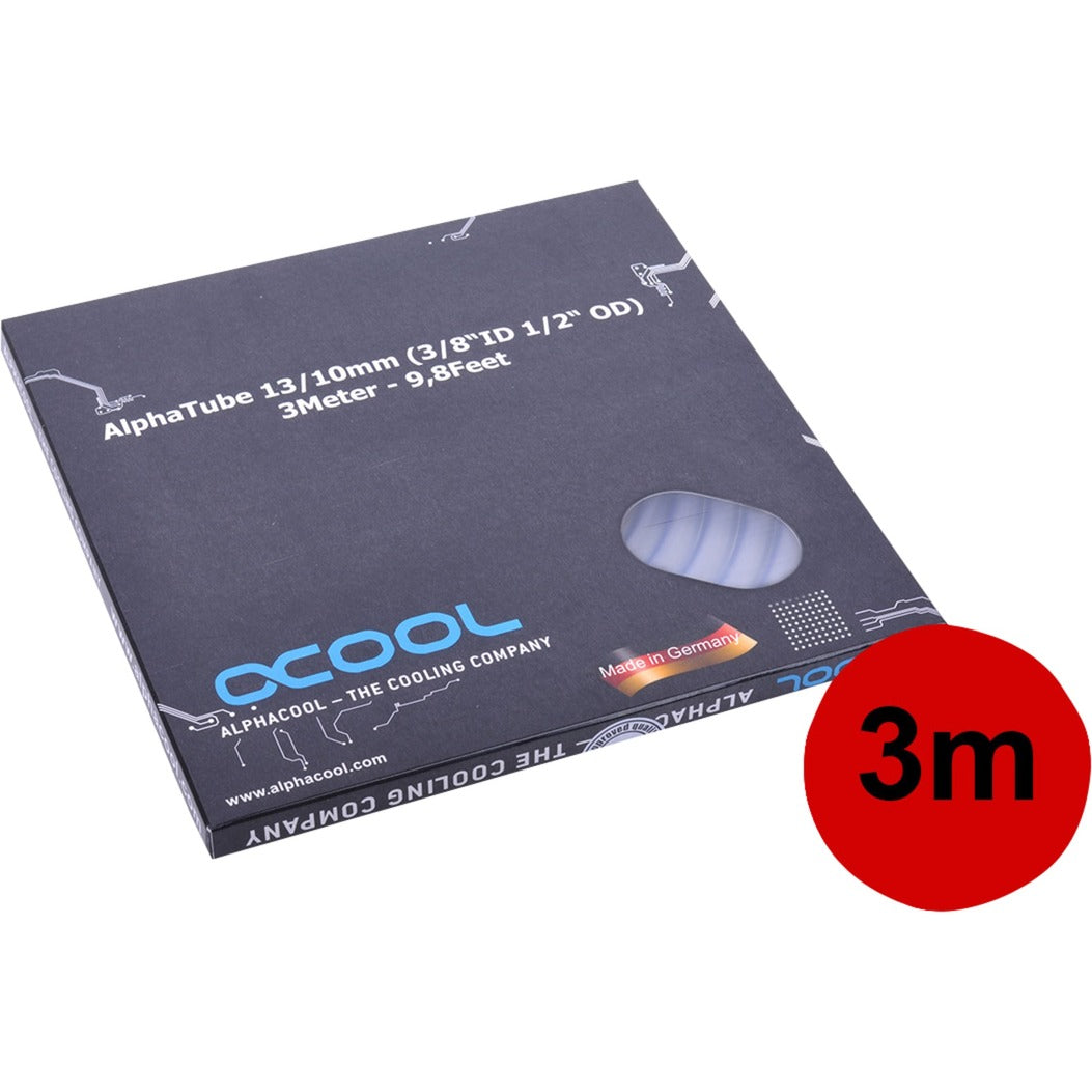 Alphacool alphatube hf 13 10 (3 8 id) - przezroczysty, wąż 3 metry (przezroczysty)
