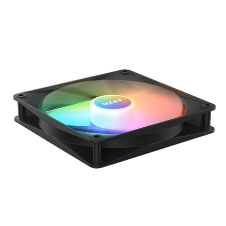 Wentylator z rdzeniem rgb Nzxt f140 rgb (czarny, 140 x 140 x 26 mm, pwm, bez kontrolera)