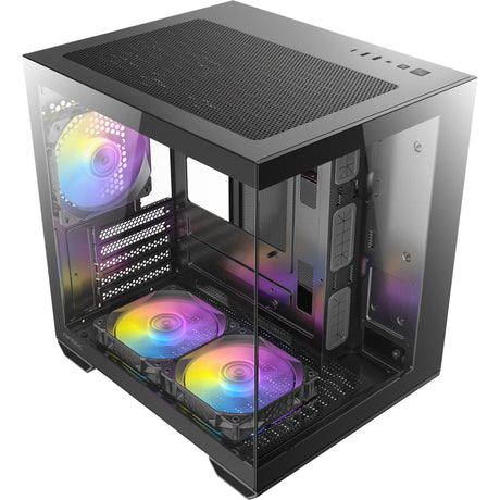 Obudowa mini tower Antec cx60m argb (czarna | 3x usb-a | rgb | szkło hartowane)