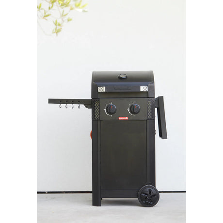 Grill gazowy Barbecook luca 210 ze stolikami bocznymi (czarny)