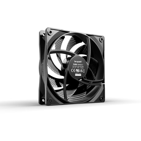 Bądź cicho! szybki wentylator obudowy Pure Wings 3 pwm (czarny, 120 x 120 x 25 mm)