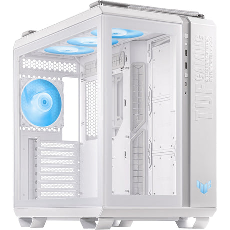 Obudowa Asus tuf gaming gt502 plus midi tower (biała | 2x USB-A | 1x USB-C | szkło hartowane)
