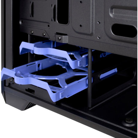 Obudowa mini tower Inter-tech h-606 (czarna | 2x USB-A)