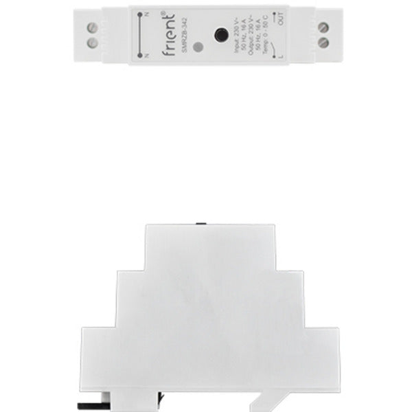 Przekaźnik przekaźnikowy Frient smart din (jasnoszary, zigbee)