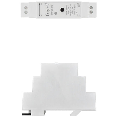 Przekaźnik przekaźnikowy Frient smart din (jasnoszary, zigbee)