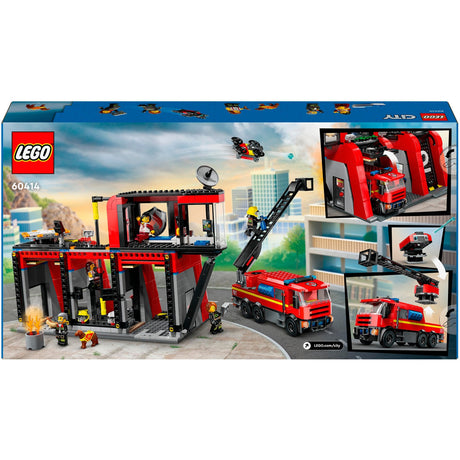 Lego City Remiza strażacka i wóz strażacki - 60414