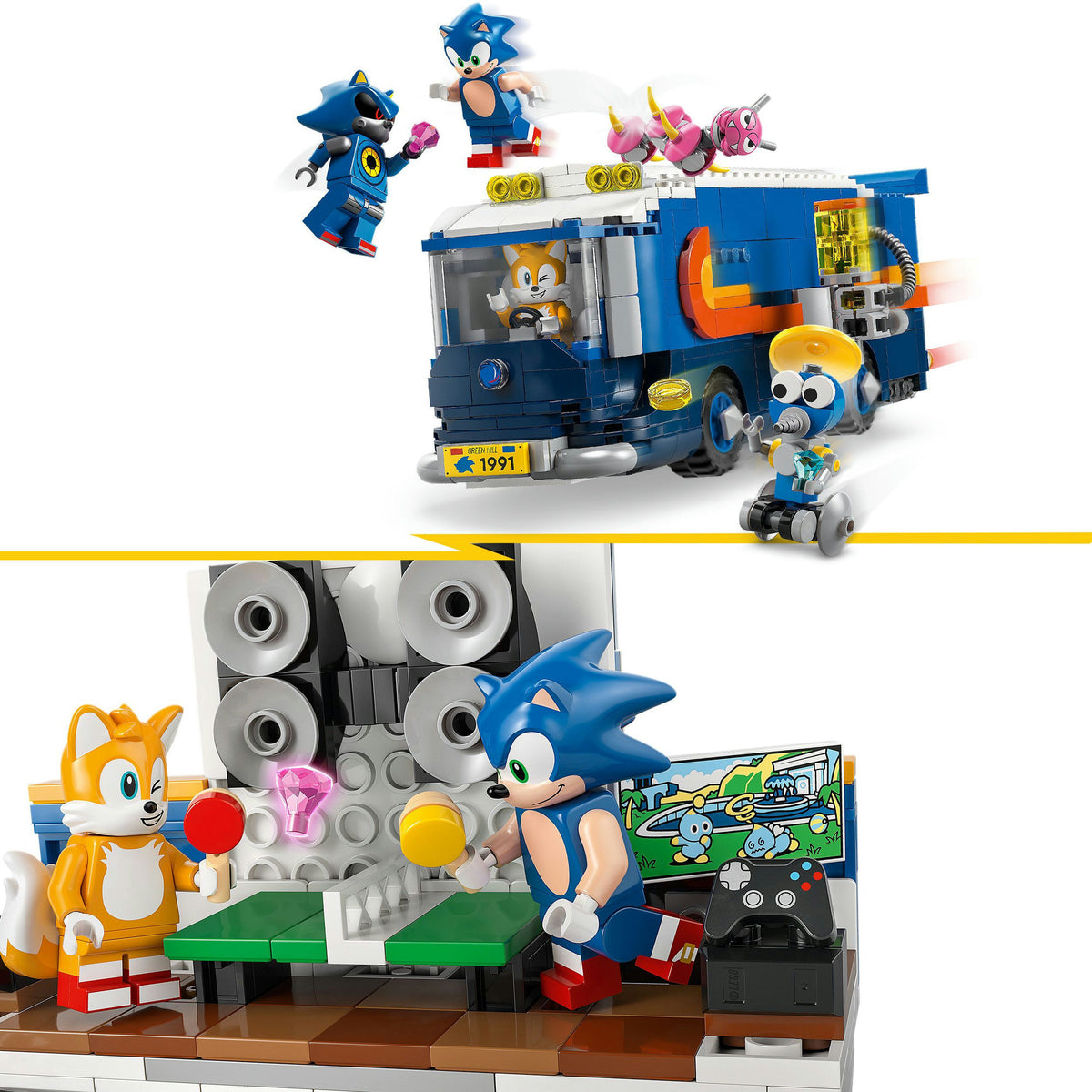Lego® Sonic the Hedgehog™ Zespół Sonic Command Truck — 77006
