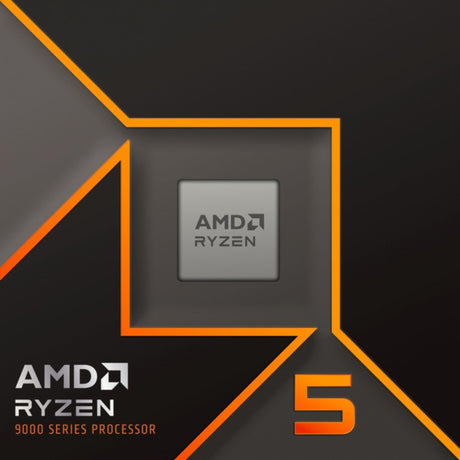 Procesor AMD Ryzen 5 9600x, 3,9 GHz (5,4 GHz Turbo Boost) z gniazdem AM5 (odblokowany, w pudełku)
