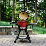Wózek do grilla Kamado Joe Joe Jr® ze stolikami bocznymi (czarny)