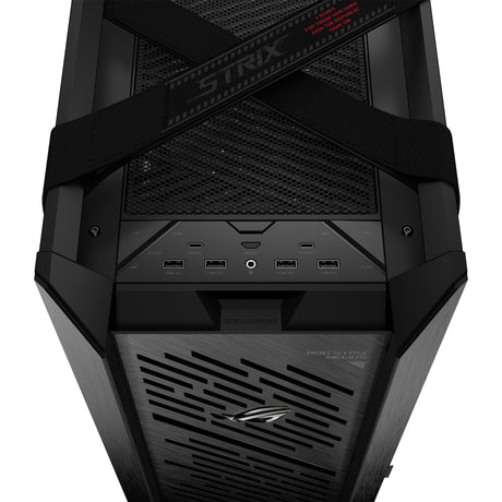 Obudowa Midi Tower Asus ROG Strix Helios II GX601S (Czarna | 4x USB-A | 2x USB-C | RGB | Szkło hartowane)