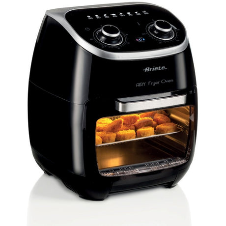 Piekarnik Ariete Airy Fryer 4619 00 Frytownica na gorące powietrze (czarna, 11 litrów)