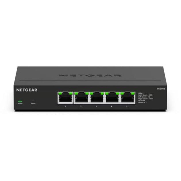 5-portowy przełącznik Netgear Multi-Gigbit Ethernet Plus 2,5G (MS305e) (czarny, zarządzany)