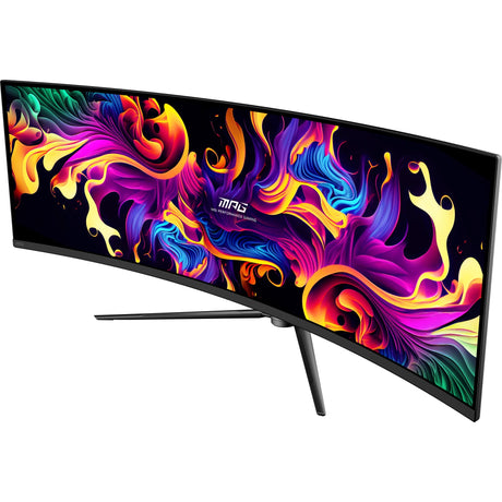 MSI MPG 491CQP QD-OLED 49 Zakrzywiony ultraszerokokątny monitor do gier (czarny, 2x HDMI, Display Port, 2x USB-A, USB-B, USB-C, 144 Hz)