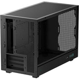 Deepcool ch260 mini tower behuizing (zwart | 2x usb-a | 1x usb-c | tempered glass)