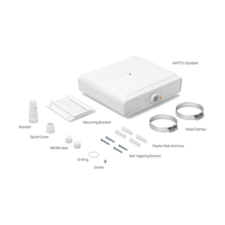 Tp-link omada eap772 be9300 kryty zewnętrzny punkt dostępowy Wi-Fi 7 (biały, trójzakresowy)