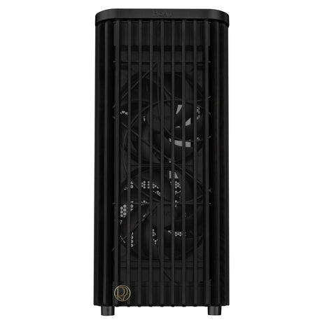Asus proart pa401 wood Edition - obudowa midi tower z metalowym panelem (czarna | 2x USB-A | 1x USB-C)