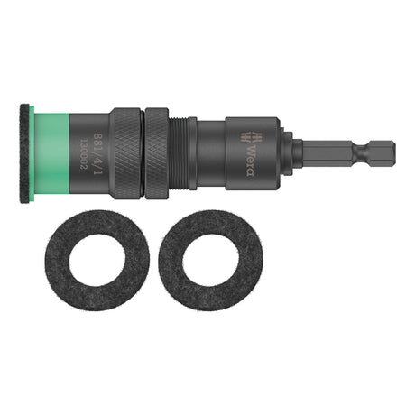 Wera 881 4 1 sb podkładka dystansowa ze zmienną regulacją głębokości wkręcania, 1 bit 4 x 95 mm (czarno-zielony)